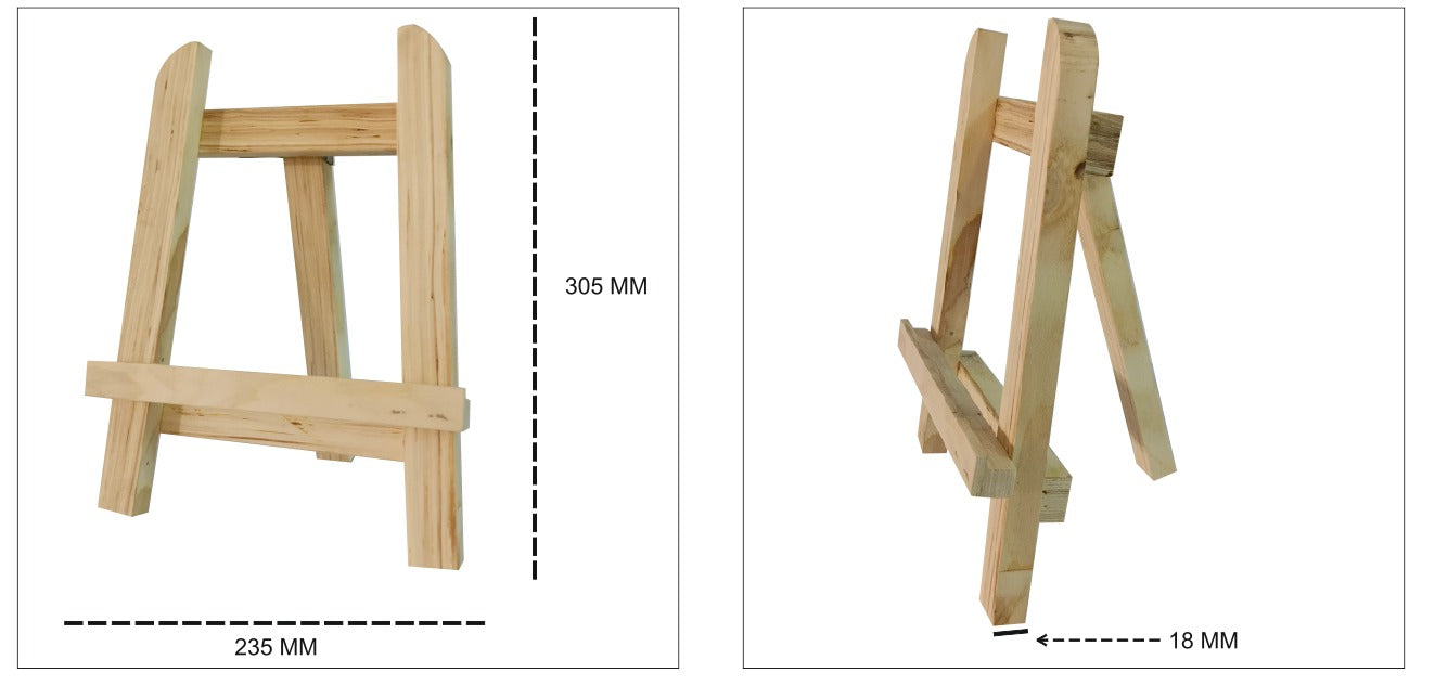 Mini Wooden Tabletop Easel Stand