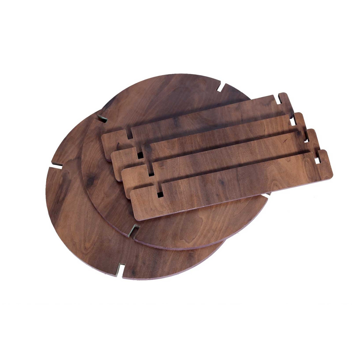 Assembled Wooden Round Table
