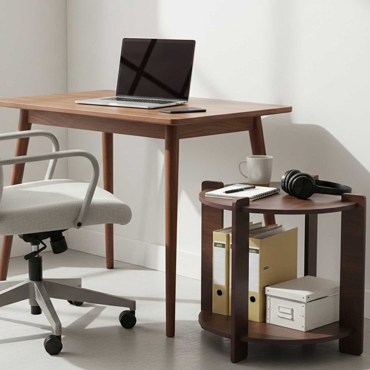 Assembled Wooden Round Table