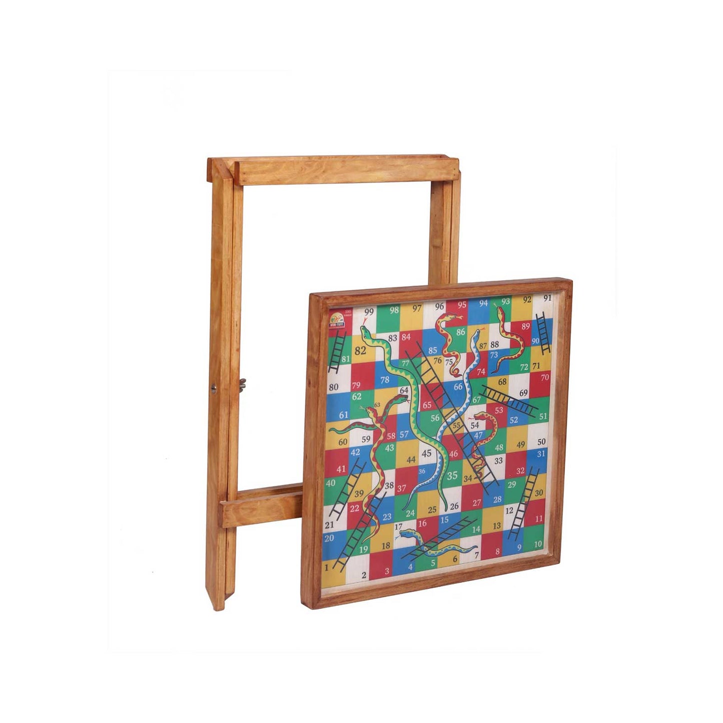 Premium Wooden Folding Snake & Ladder Table
