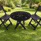 Solid Wood 2 Seater Patio Set