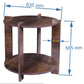 Assembled Wooden Round Table