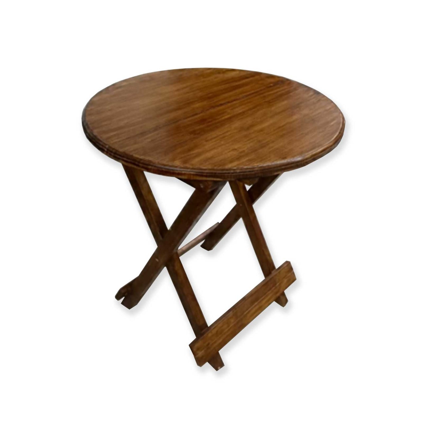 Wooden round coffee table medium