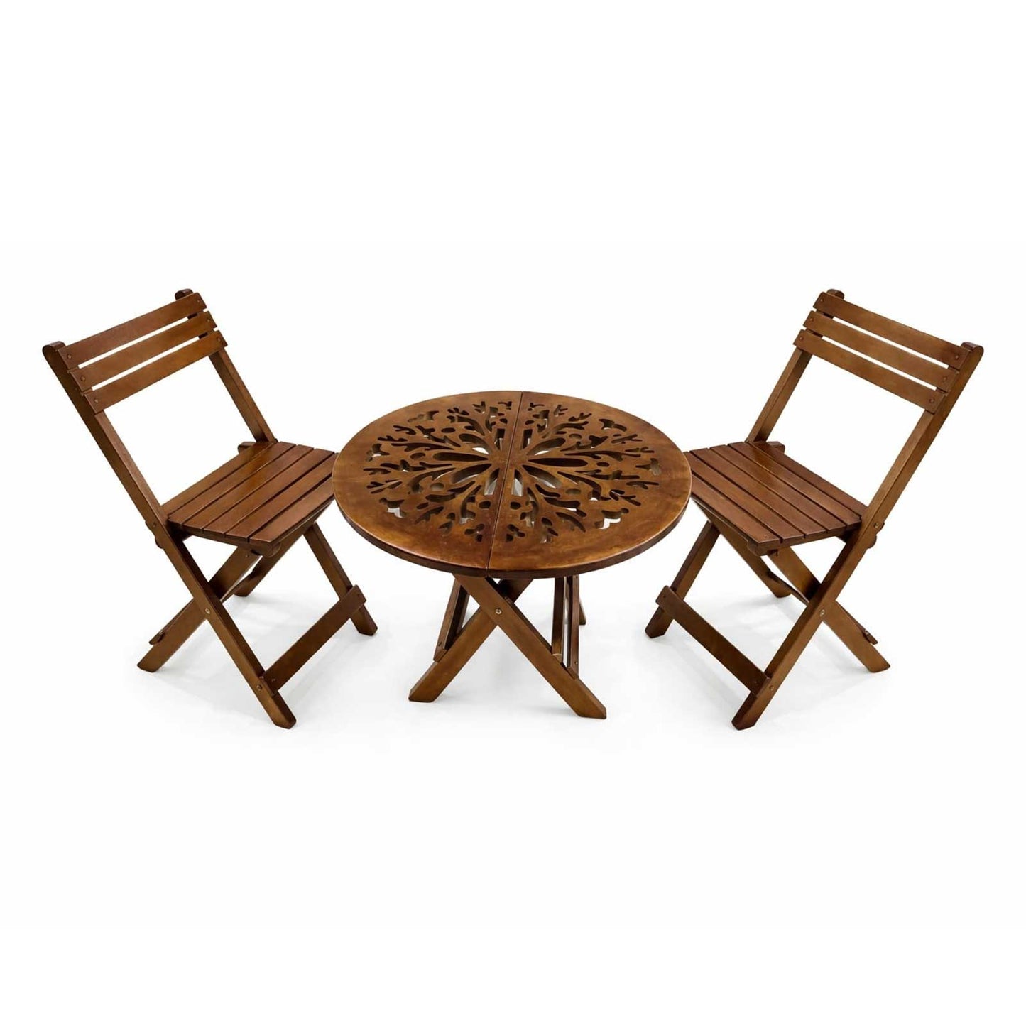 Solid Wood 2 Seater Patio Set