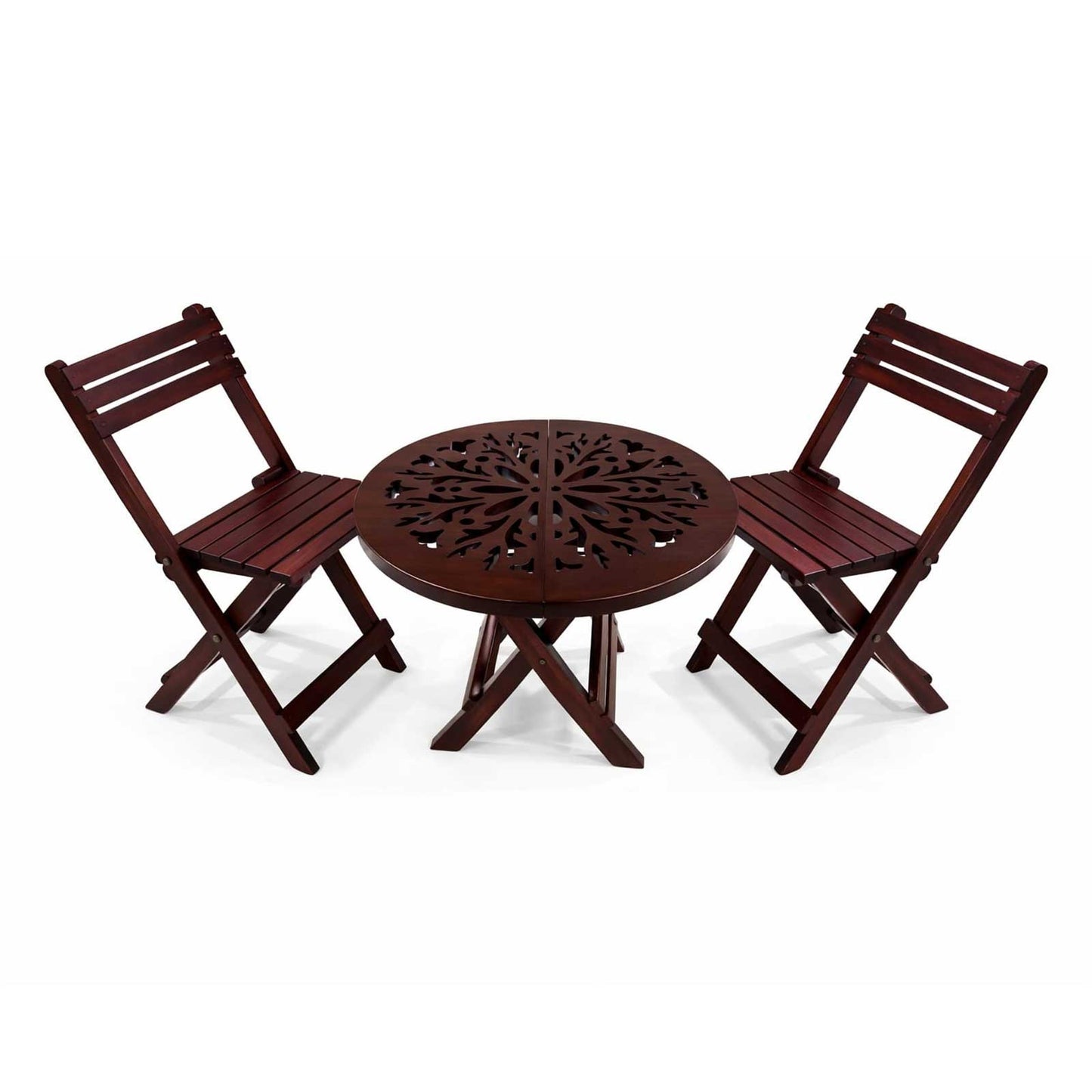 Solid Wood 2 Seater Patio Set